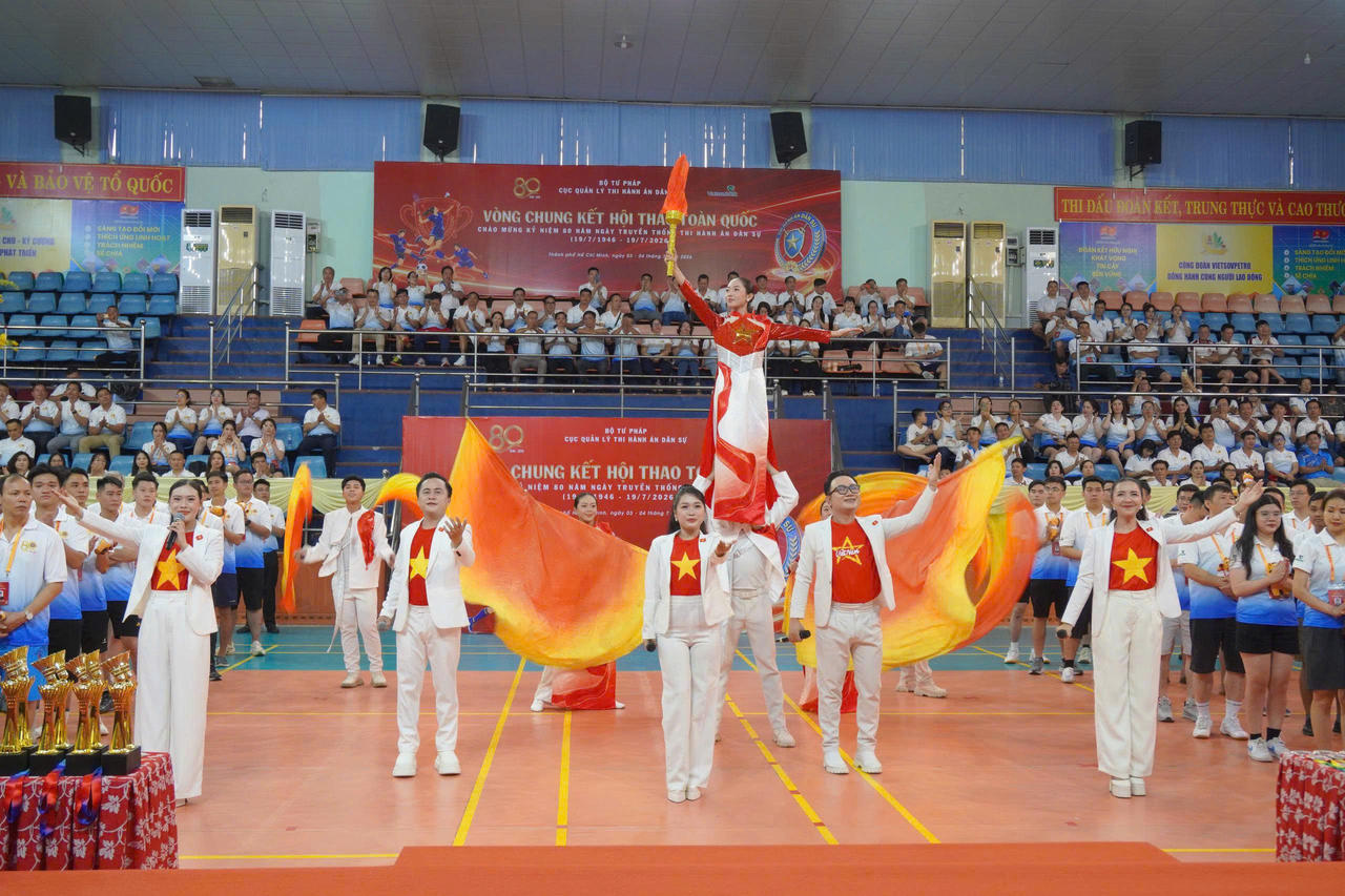 Khai mạc Vòng chung kết Hội thao toàn quốc kỷ niệm 80 năm Ngày truyền thống Thi hành án dân sự