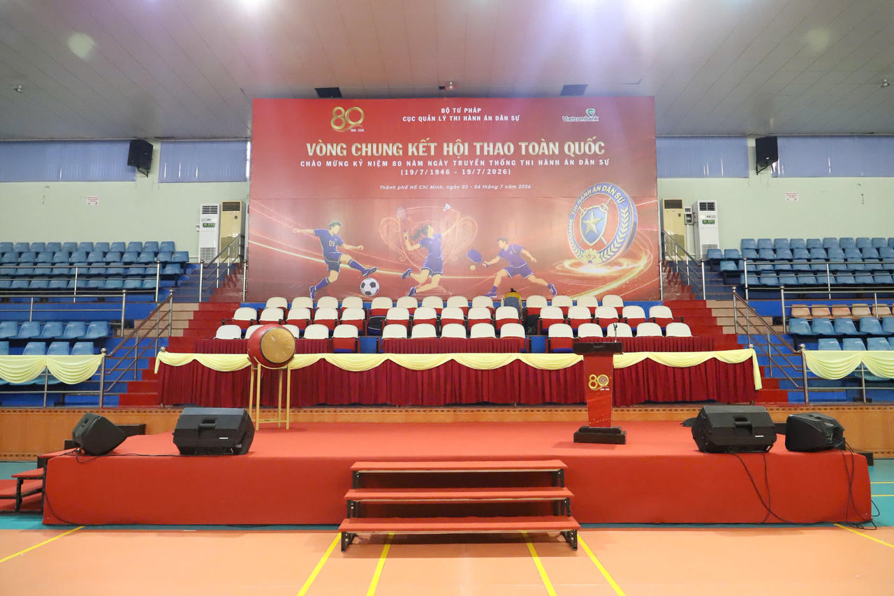 Sẵn sàng cho Vòng chung kết Hội thao toàn quốc kỷ niệm 80 năm Ngày truyền thống Thi hành án dân sự