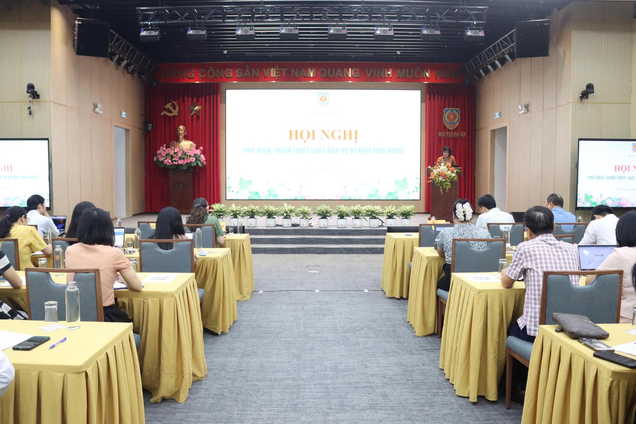 Bộ Tư pháp phổ biến, quán triệt Luật Bảo vệ bí mật nhà nước