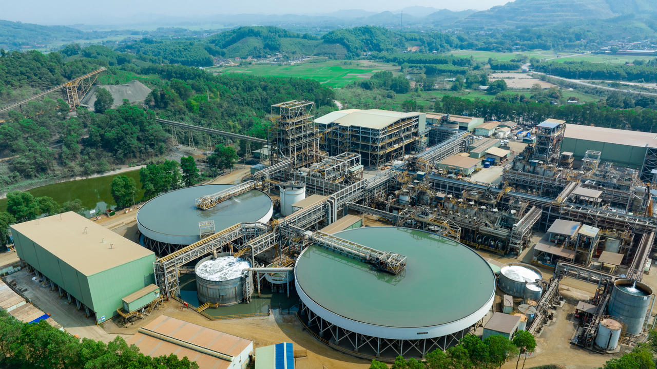 Một góc nhà máy Núi Pháo tại Thái Nguyên của&nbsp;Masan High-Tech Materials.