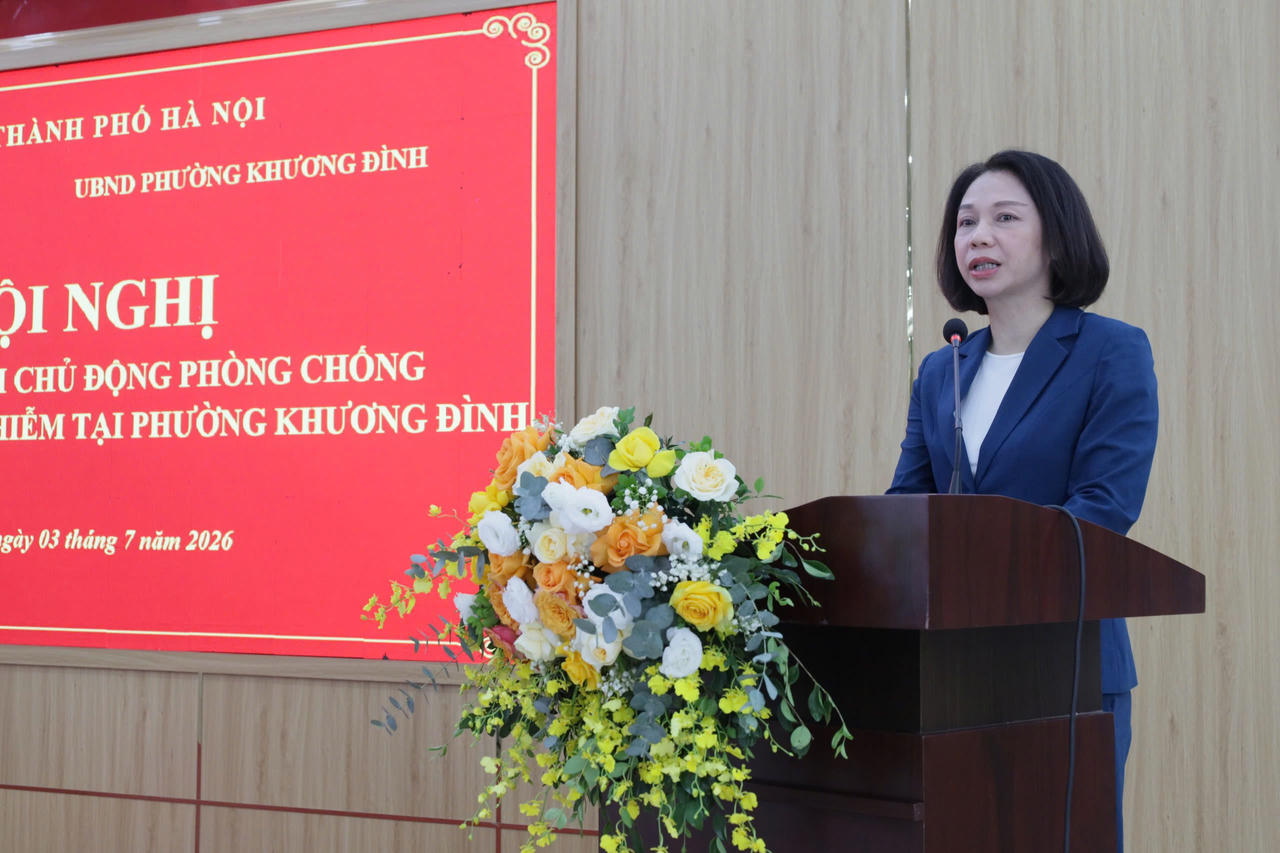 Phó Chủ tịch UBND thành phố Vũ Thu Hà phát biểu chỉ đạo tại Hội nghị. 