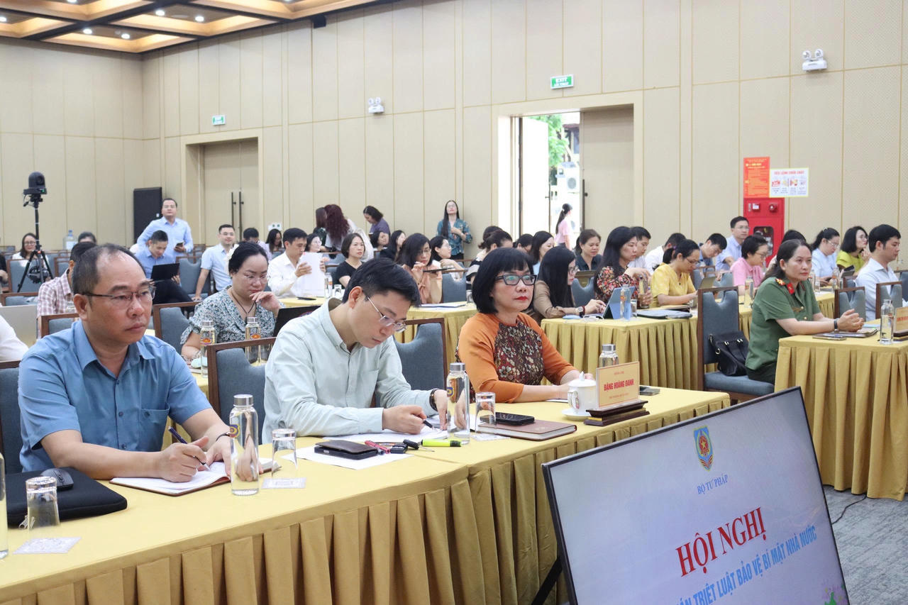 Bộ Tư pháp phổ biến, quán triệt Luật Bảo vệ bí mật nhà nước