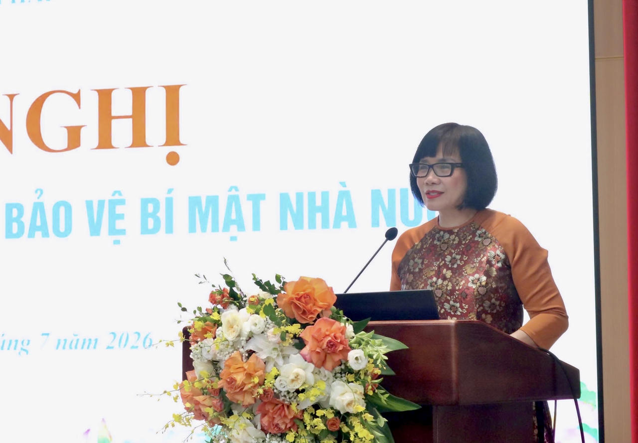 Thứ trưởng Đặng Hoàng Oanh phát biểu