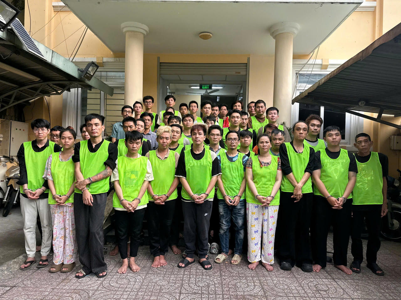 Từ nghi vấn mua bán trái phép chất ma túy tại khách sạn trên địa bàn, công an phường Chánh Hưng đã phát hiện, triệt phá đường dây ma túy lớn (Ảnh: Công an cung cấp).