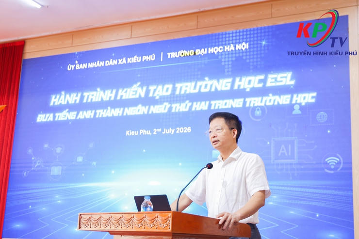 Hội nghị tọa đàm trao đổi “Hành trình kiến tạo trường học ESL – Tiếng Anh là ngôn ngữ thứ hai” tại xã Kiều Phú- Ảnh 8.