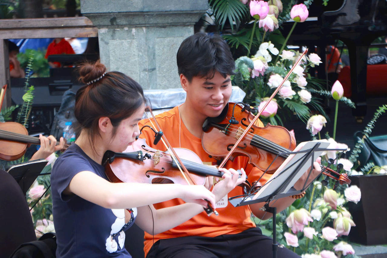 Sẵn sàng cho đêm hòa nhạc ngoài trời 'Crescendo - Giao hưởng kết nối'