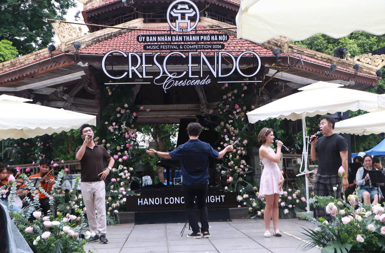Sẵn sàng cho đêm hòa nhạc ngoài trời 'Crescendo - Giao hưởng kết nối'