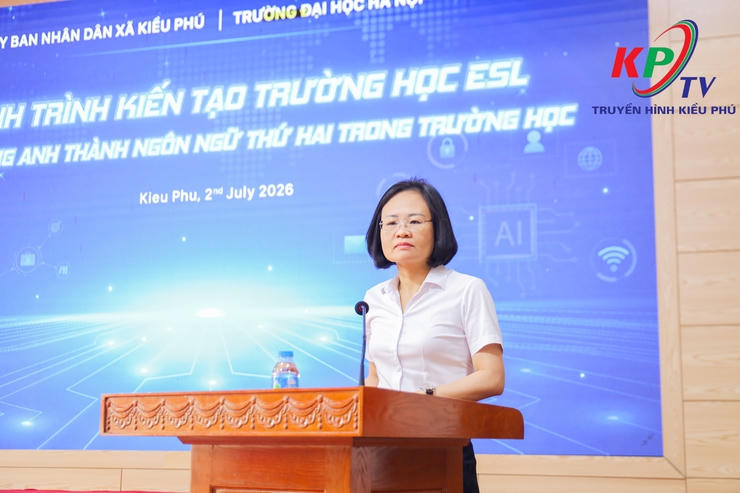 Hội nghị tọa đàm trao đổi “Hành trình kiến tạo trường học ESL – Tiếng Anh là ngôn ngữ thứ hai” tại xã Kiều Phú- Ảnh 7.