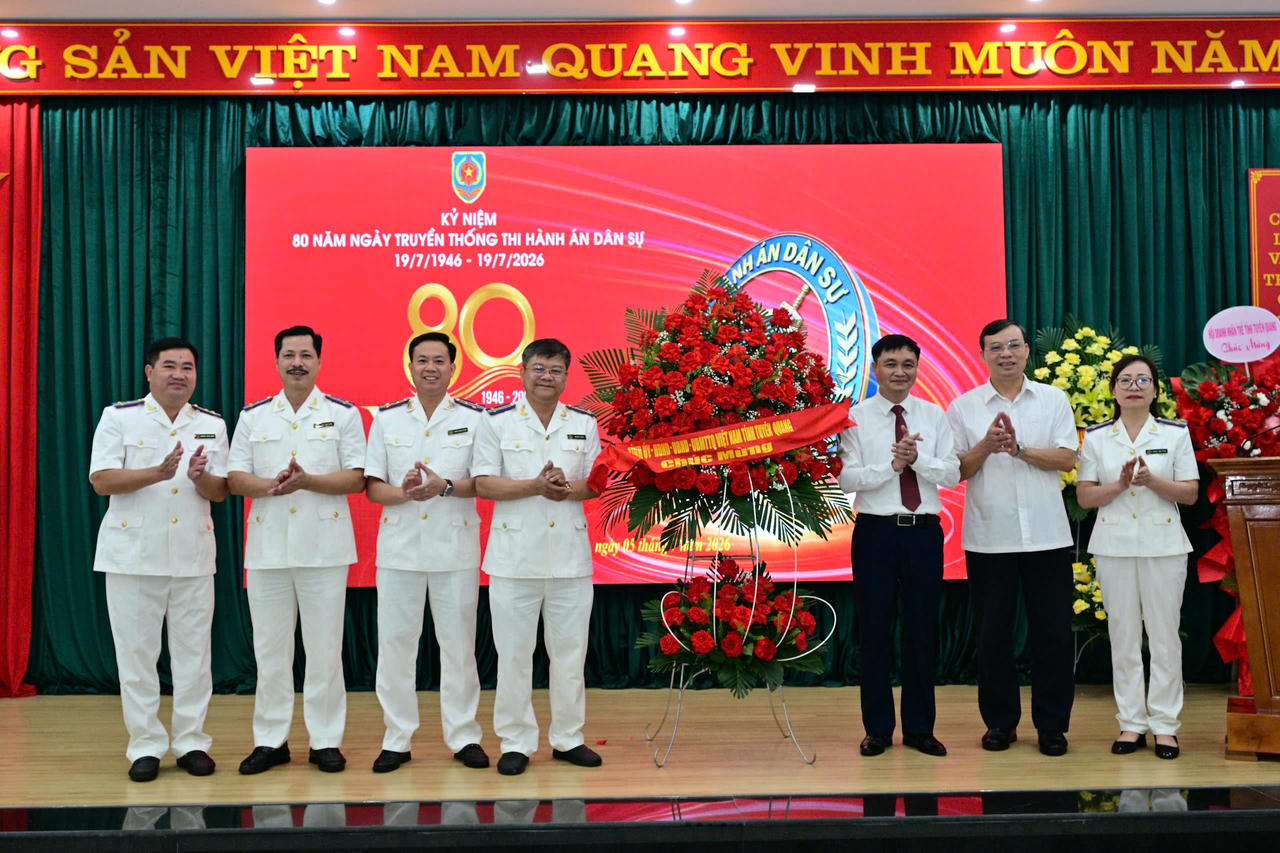 Thi hành án dân sự Tuyên Quang: 80 năm từng bước phát triển và lớn mạnh không ngừng
