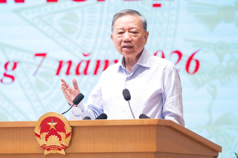 Tổng Bí thư, Chủ tịch nước Tô Lâm phát biểu chỉ đạo tại Hội nghị.