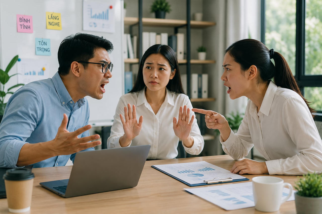 Hay nổi nóng với đồng nghiệp, phải làm sao? 1