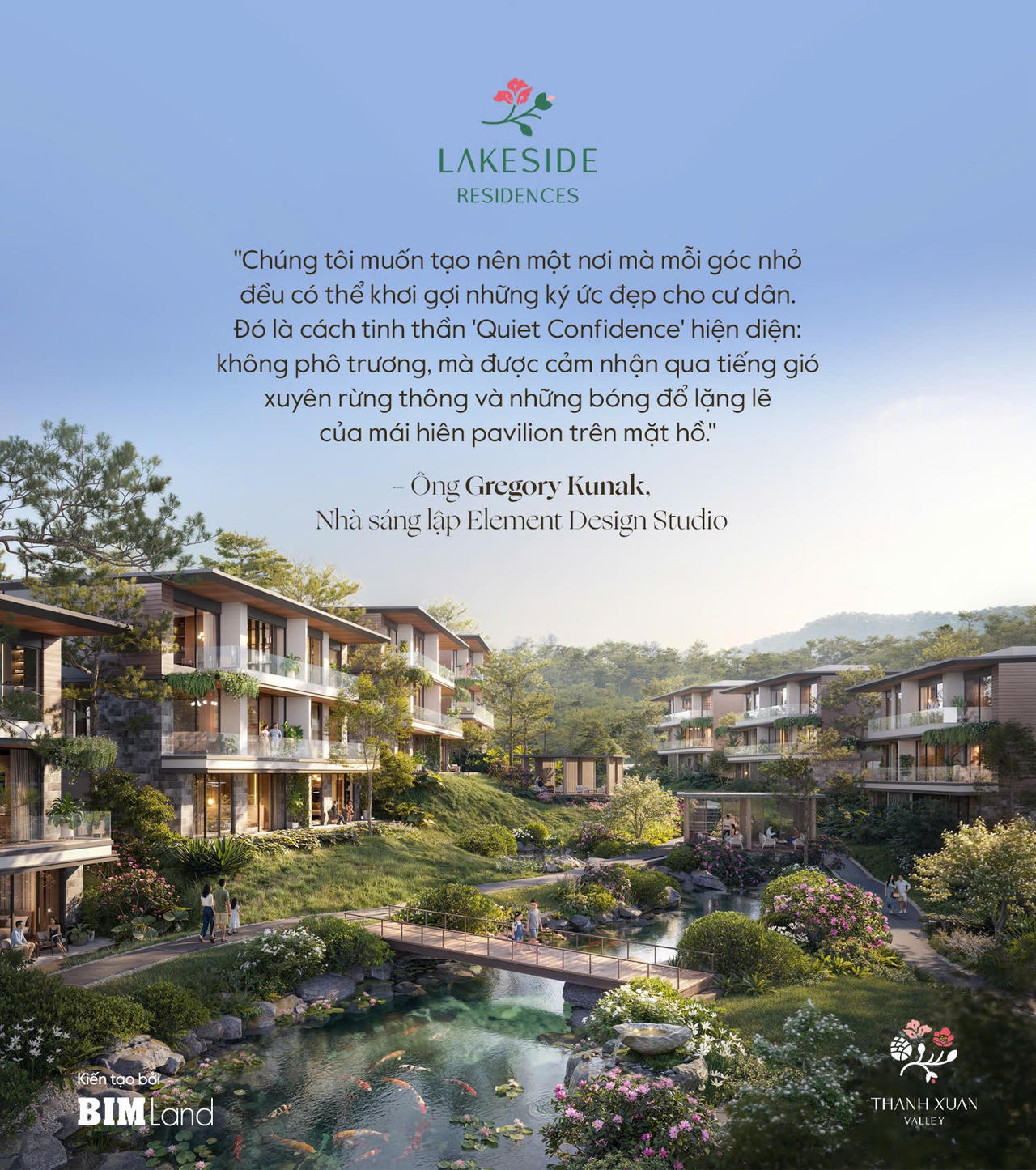Lakeside Residences: Tuyên ngôn “Kiêu hãnh thầm lặng” từ những kiến trúc sư quốc tế