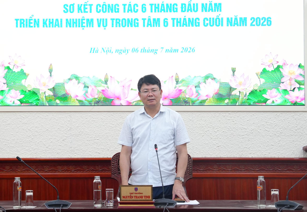 Thứ trưởng Nguyễn Thanh Tịnh phát biểu kết luận Hội nghị.