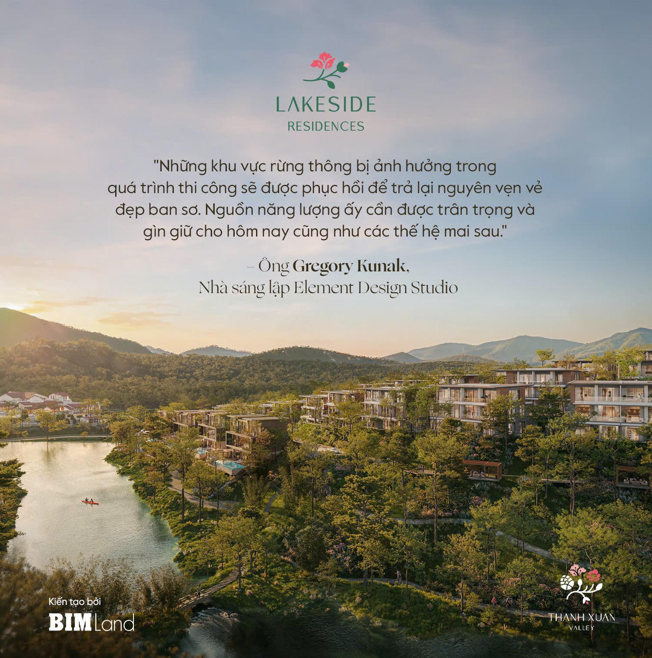 Lakeside Residences: Tuyên ngôn “Kiêu hãnh thầm lặng” từ những kiến trúc sư quốc tế