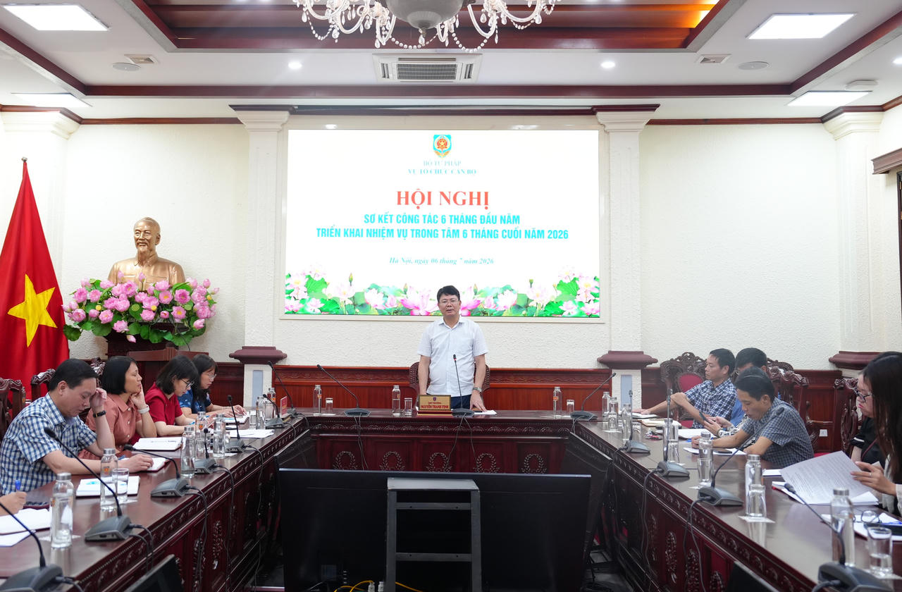 6 tháng đầu năm, Vụ Tổ chức cán bộ đạt nhiều kết quả tích cực