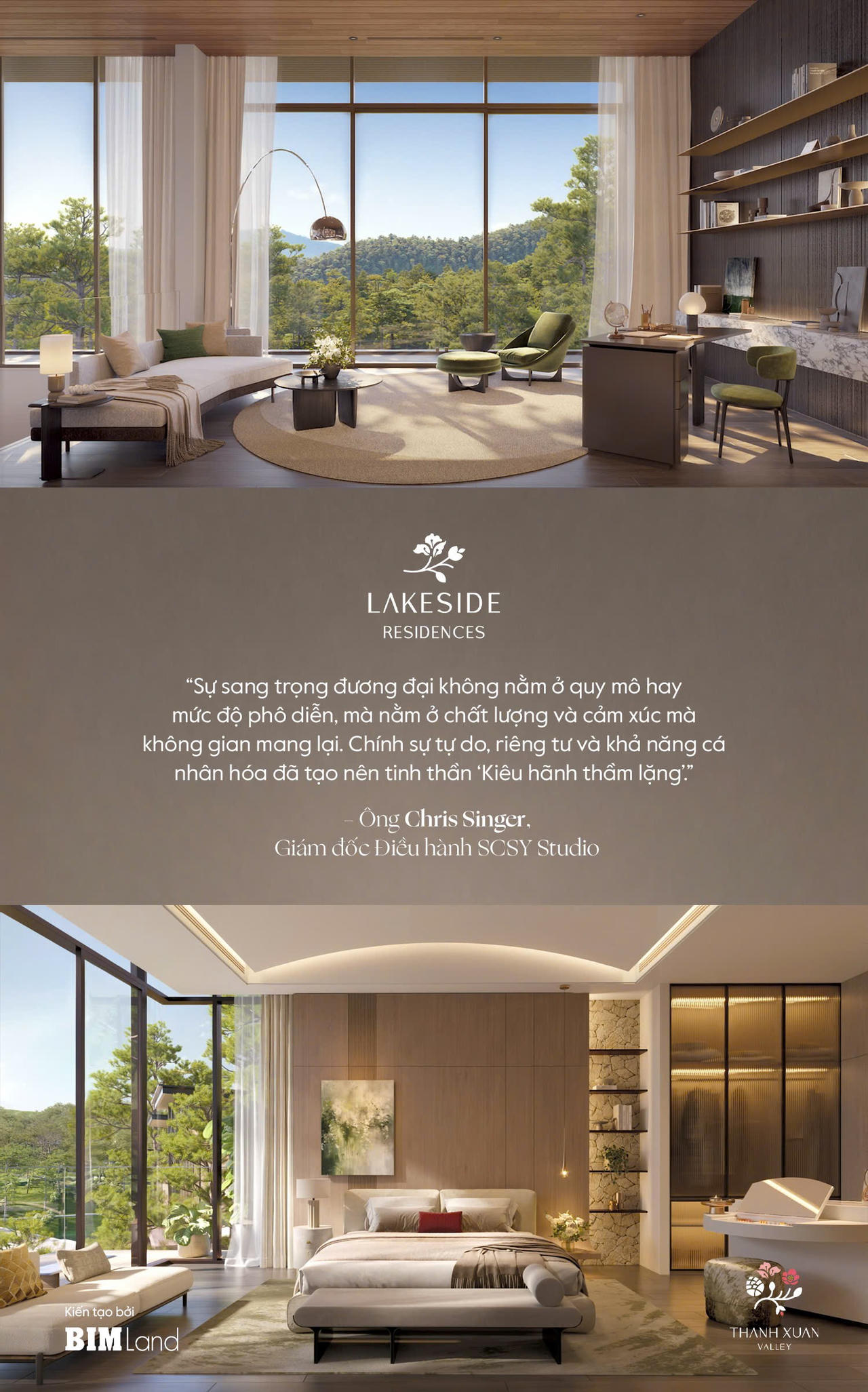 Lakeside Residences: Tuyên ngôn “Kiêu hãnh thầm lặng” từ những kiến trúc sư quốc tế