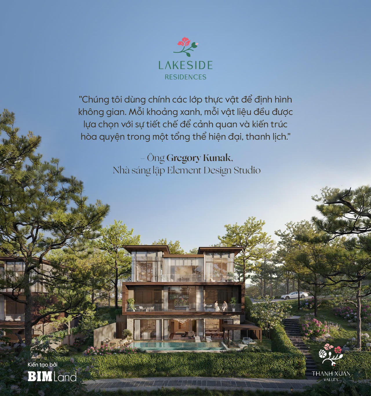Lakeside Residences: Tuyên ngôn “Kiêu hãnh thầm lặng” từ những kiến trúc sư quốc tế