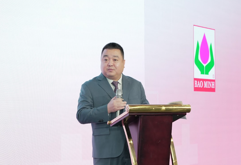 Ông Vũ Anh Tuấn, Tổng Giám đốc Bảo hiểm Bảo Minh phát biểu tại sự kiện.