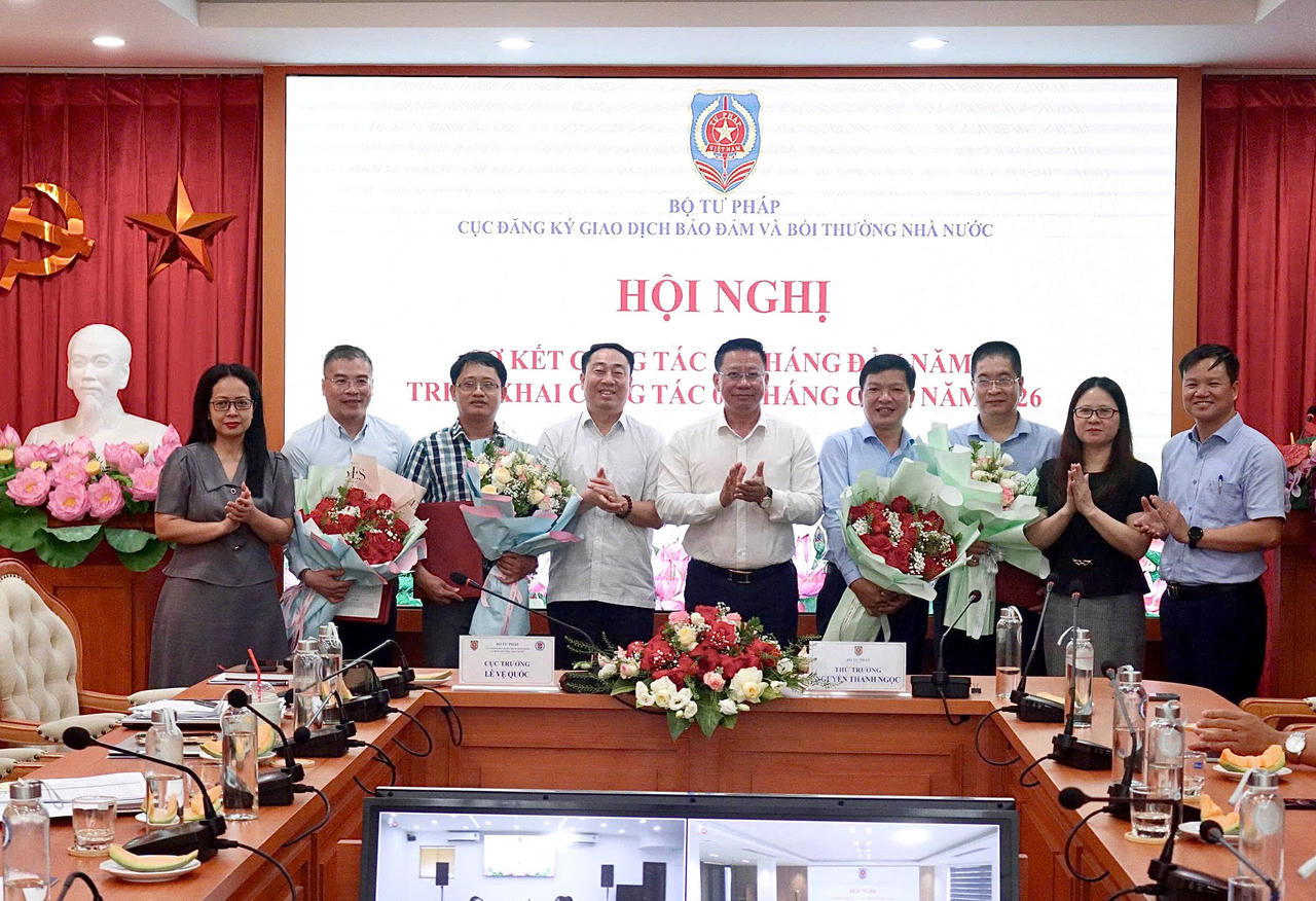 100% hồ sơ đăng ký biện pháp bảo đảm được giải quyết đúng hạn