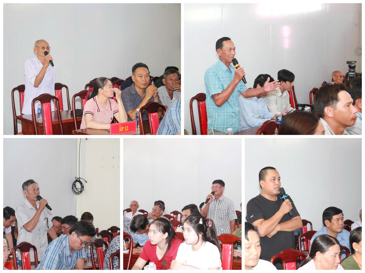 Cử tri xã Khánh Bình kiến nghị nhiều vấn đề liên quan đến đời sống dân sinh, sản xuất, hạ tầng và công tác quản lý nhà nước tại địa phương.