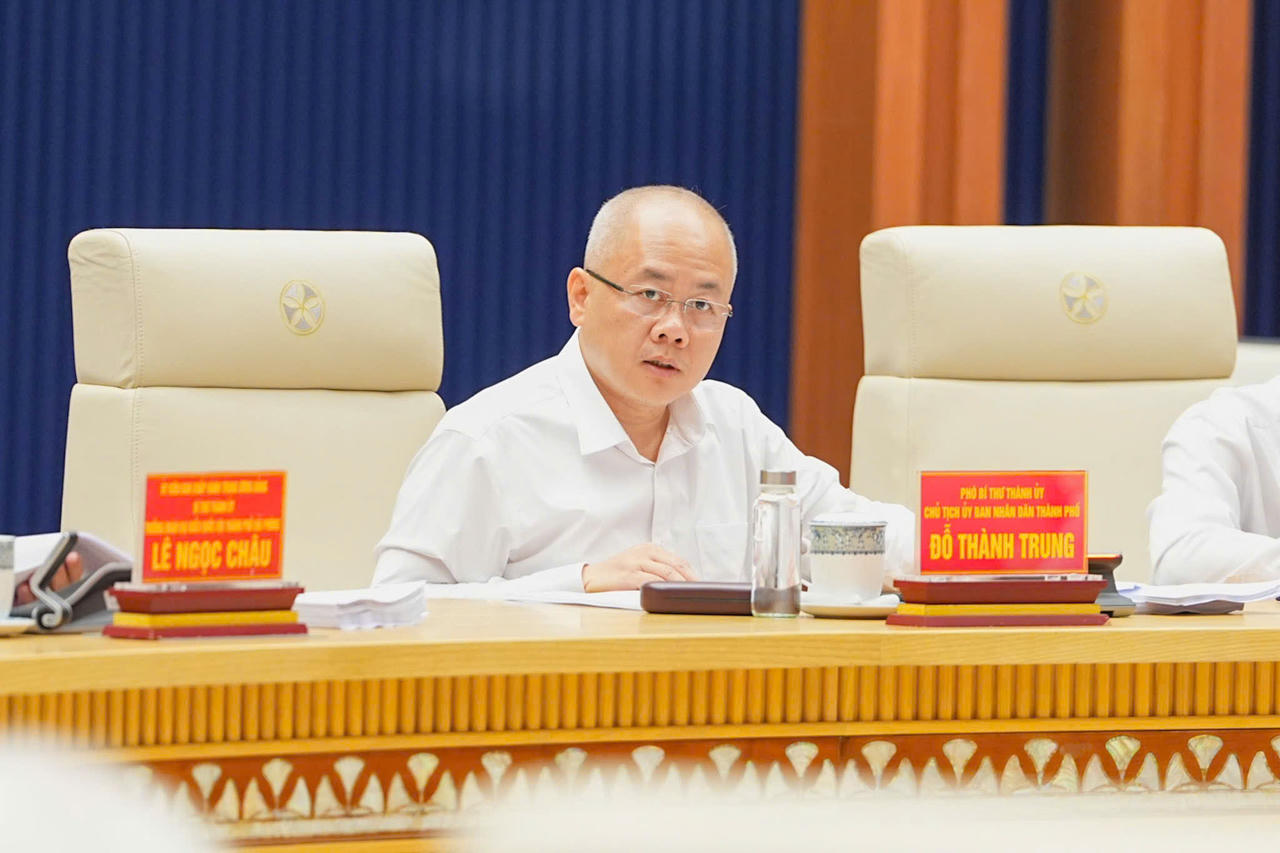 Ông Đỗ Thành Trung, Phó Bí thư Thành ủy, Chủ tịch UBND TP.