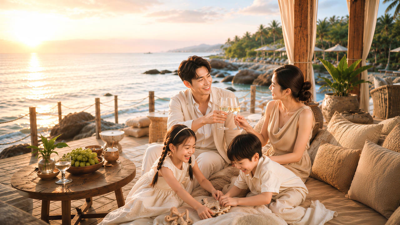 Những trải nghiệm về nghỉ dưỡng, ẩm thực và chăm sóc sức khỏe giúp các thành viên trong gia đình gắn kết hơn.