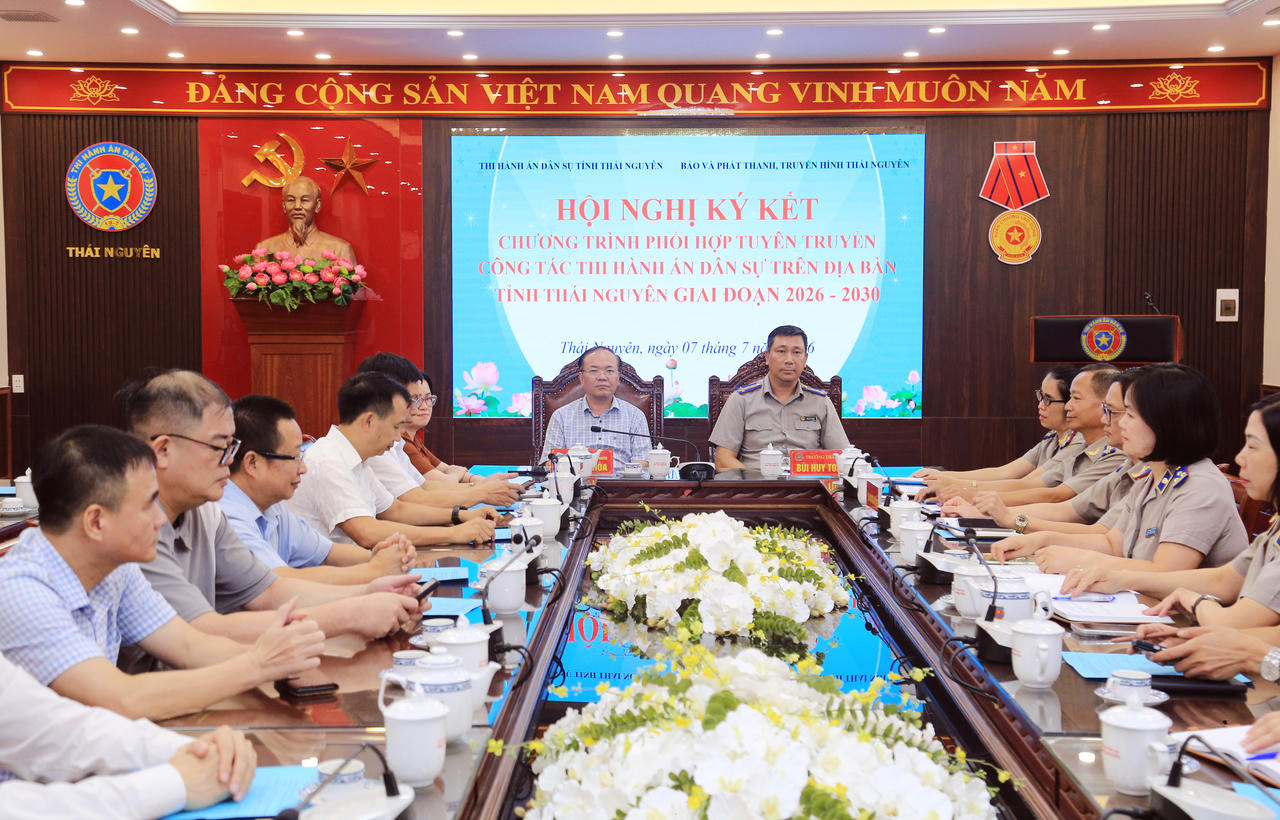 Từ “đưa tin” đến “đồng hành”: Thái Nguyên đổi mới cách làm truyền thông trong thi hành án dân sự
