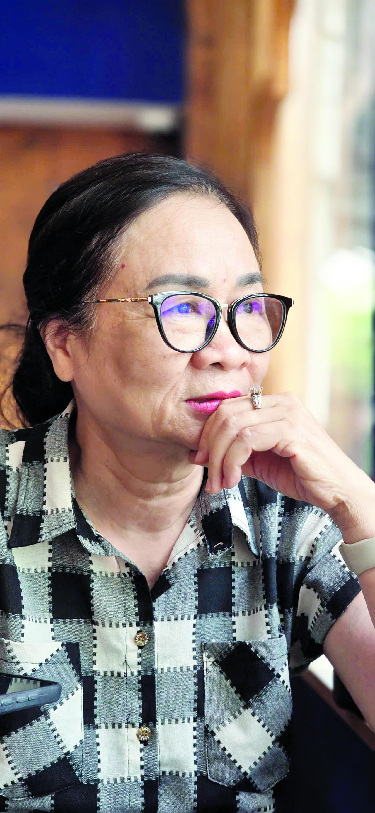 Nhà báo Trần Thị Hương Mai, nguyên Phó Tổng Biên tập báo PLVN - Ảnh: Vân Tùng