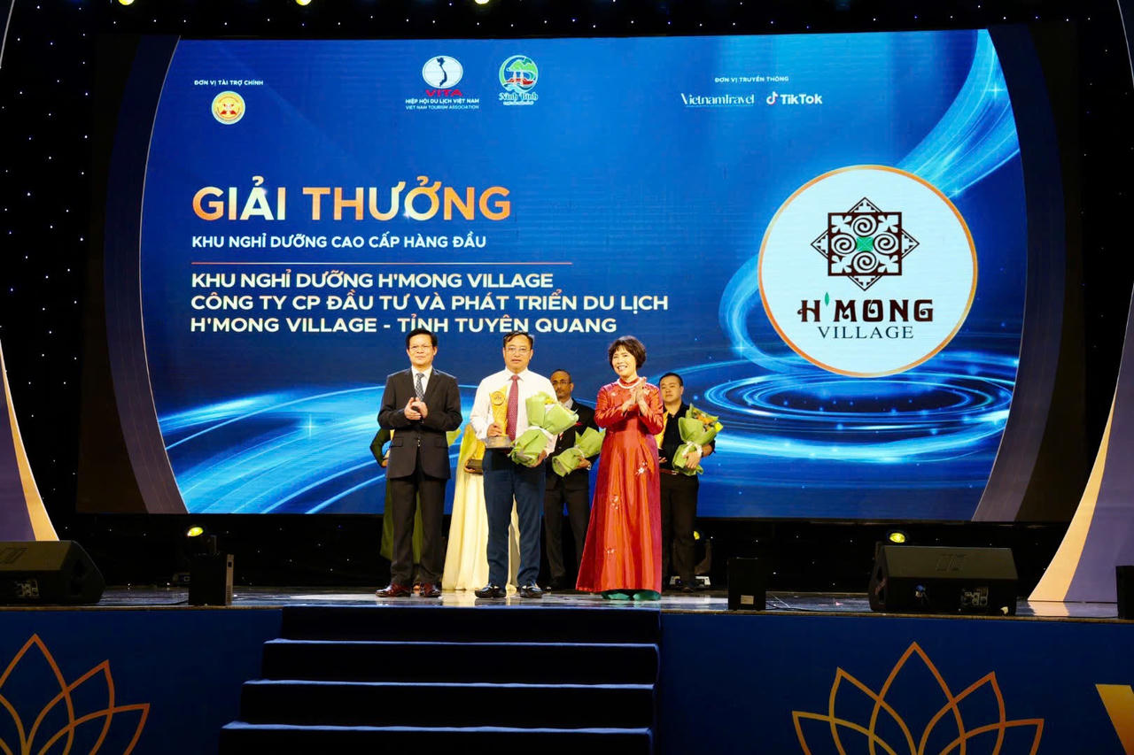 Khu nghỉ dưỡng H” Mong Village công ty cổ phần đầu tư và phát triển du lịch là khu nghỉ dưỡng cao cấp hàng đầu. (Ảnh: PV)