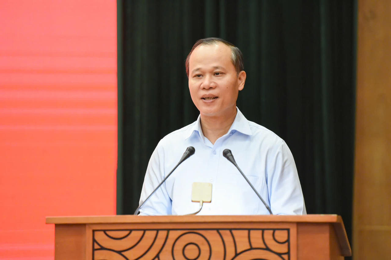 Phó Chủ tịch Thường trực tỉnh Bắc Ninh Mai Sơn phát biểu kết luận Hội nghị.