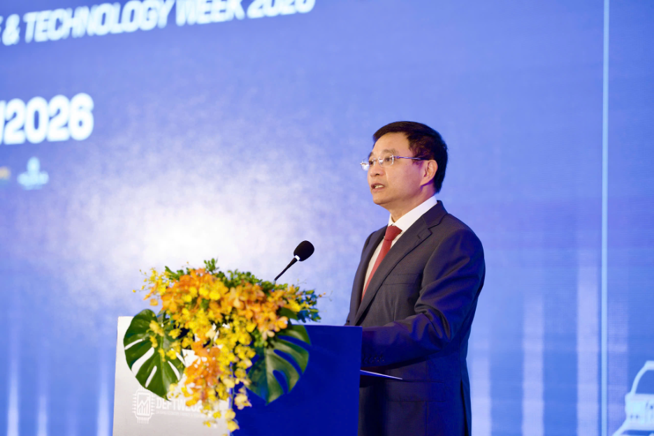 Ông Nguyễn Văn Thắng - Ủy viên BCH TW Đảng, Phó Thủ tướng Chính phủ phát biểu khai mạc