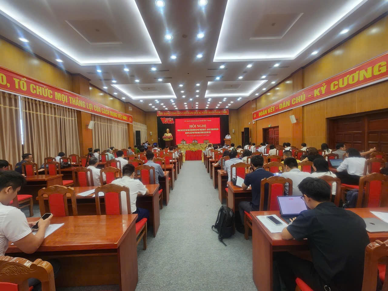 Hội nghị cung cấp thông tin của UBND tỉnh Bắc Ninh thu hút sự quan tâm của các cơ quan thông tấn báo chí Trung ương và địa phương