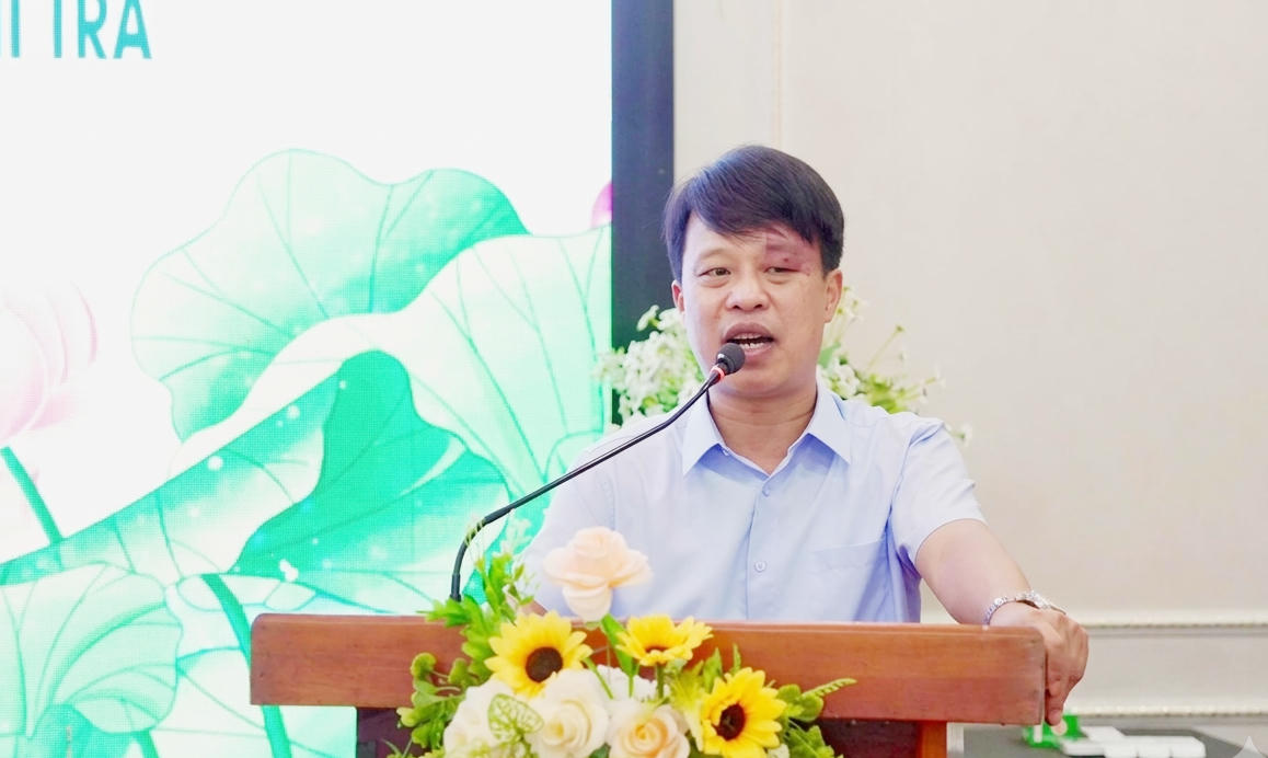 Ông Nguyễn Tiến An - Giám đốc Quỹ Bảo vệ và Phát triển rừng Nghệ An. (Ảnh: Báo và PTNH Nghệ An)