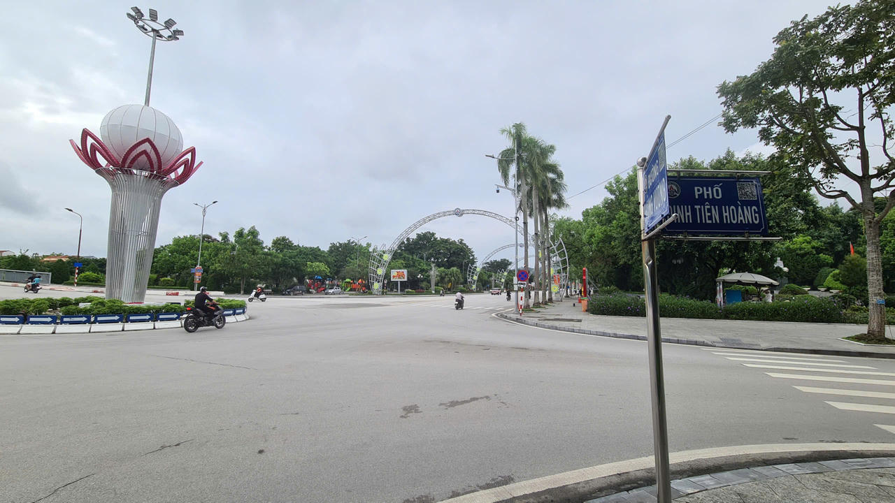 Khu vực ngã tư Hùng Vương - Đinh Tiên Hoàng. (Ảnh: Minh Hữu).