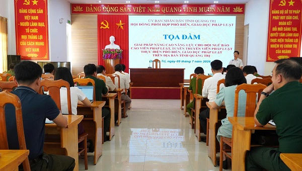Quảng Trị tìm giải pháp nâng cao năng lực đội ngũ tuyên truyền viên pháp luật