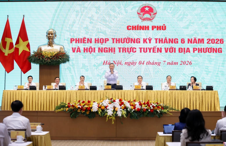 Nghị quyết phiên họp Chính phủ thường kỳ tháng 6/2026 và Hội nghị Chính phủ với địa phương- Ảnh 1.