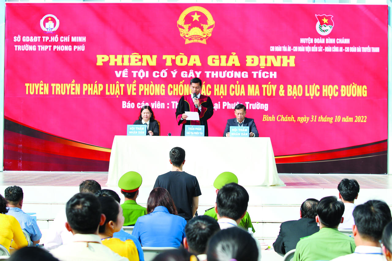 Phiên tòa giả định là một hình thức PBGDPL được đánh giá mang lại hiệu quả.
