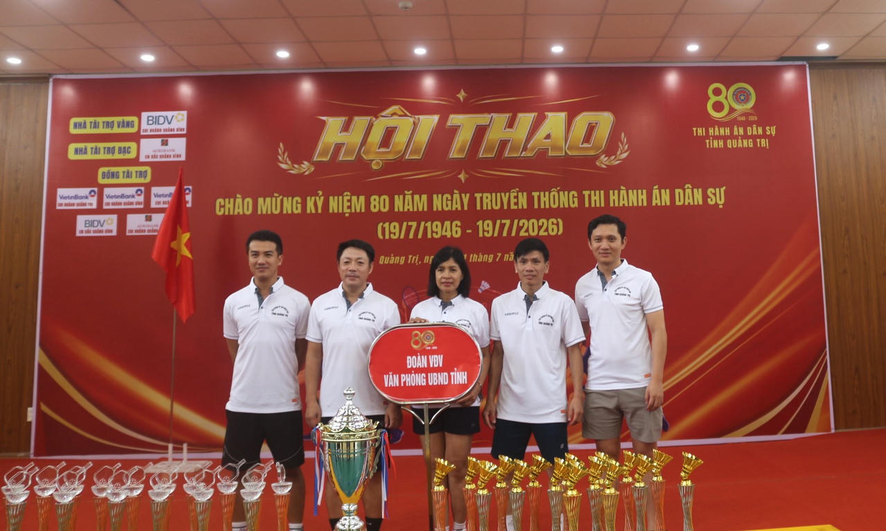 16 Đoàn tranh tài tại Hội thao chào mừng 80 năm Ngày truyền thống Thi hành án dân sự