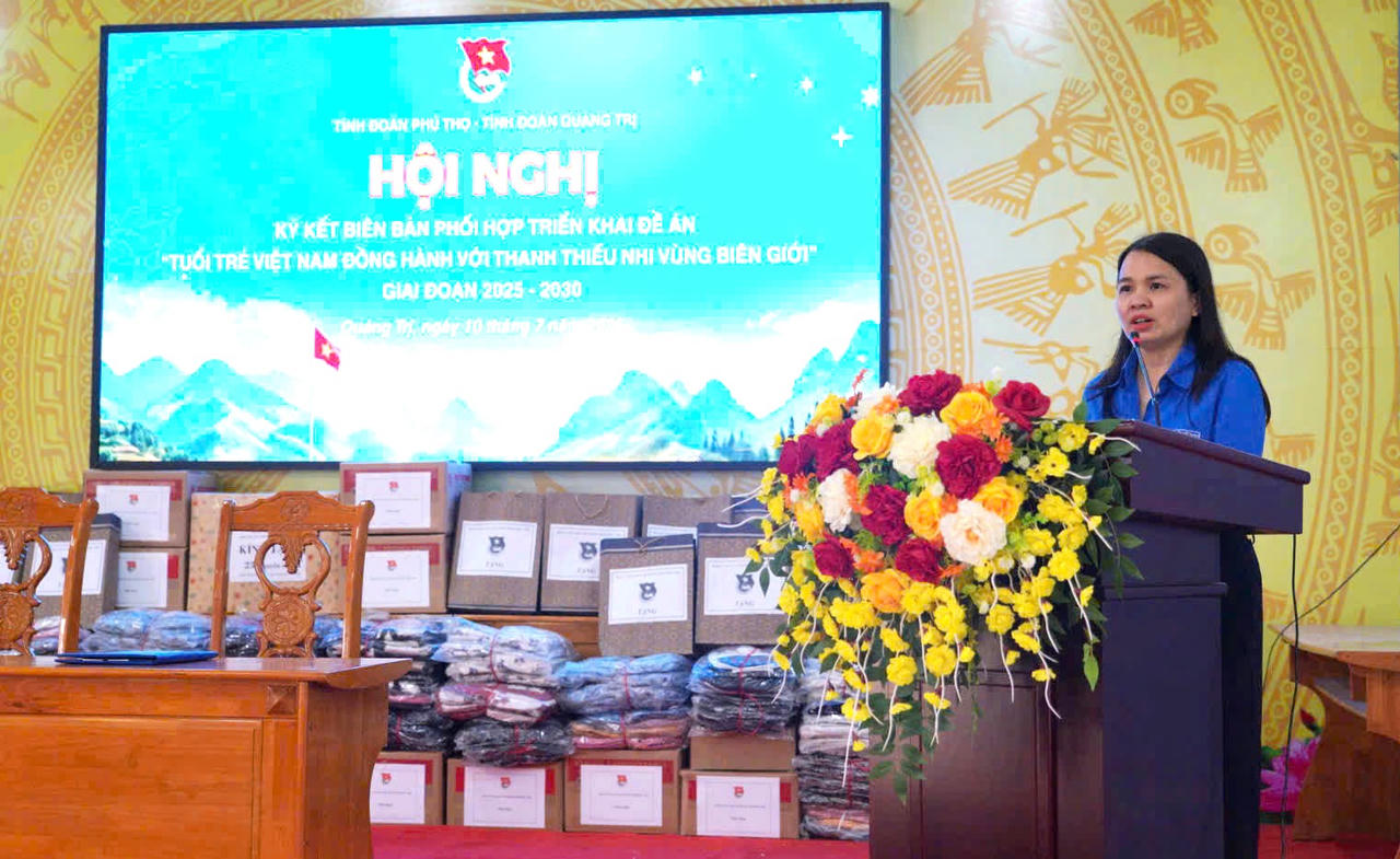 Tuổi trẻ Quảng Trị và Phú Thọ chung sức chăm lo thanh thiếu nhi vùng biên giới