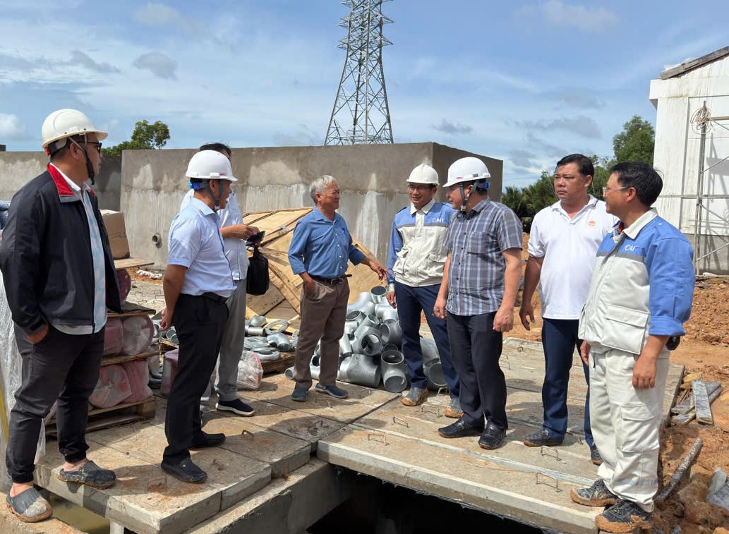 Lãnh đạo EVNSPC thường xuyên kiểm tra, đôn đốc tiến độ các công trình đầu tư xây dựng trọng điểm.