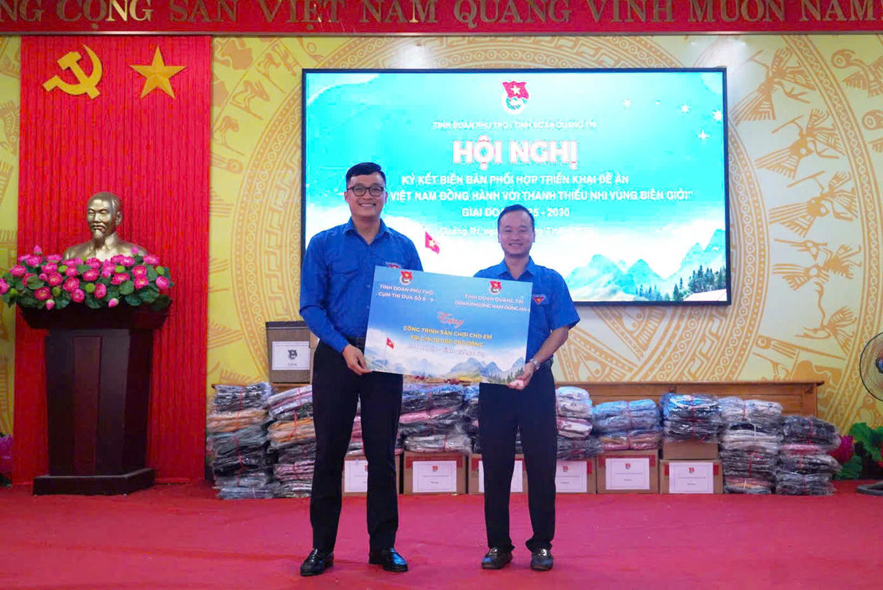 Tuổi trẻ Quảng Trị và Phú Thọ chung sức chăm lo thanh thiếu nhi vùng biên giới