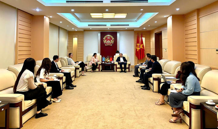 Toàn cảnh buổi làm việc (Ảnh: MST)