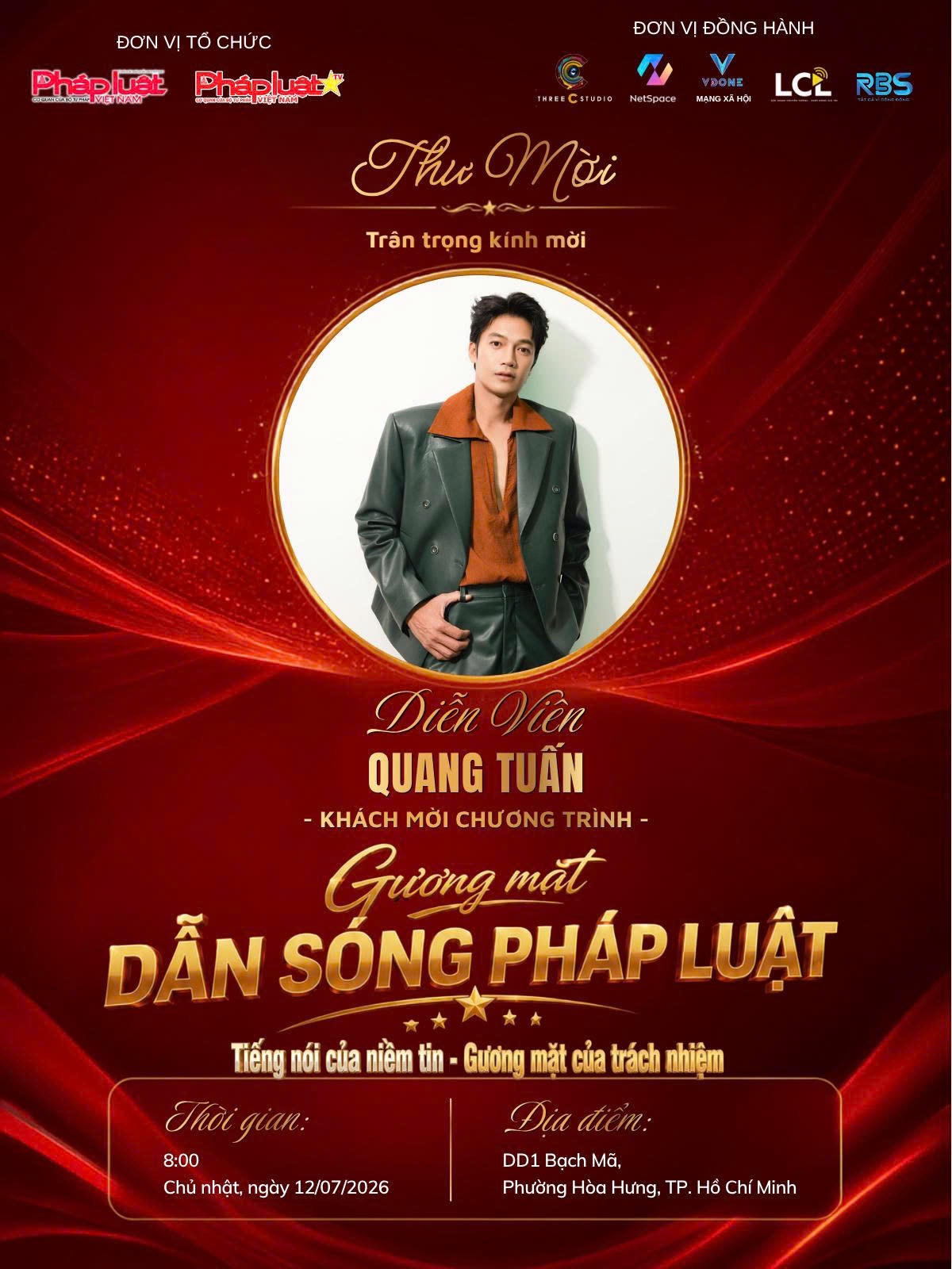 Đoàn làm phim Mật Mã Đông Dương đồng hành cùng chương trình Gương mặt Dẫn sóng Pháp luật 2026