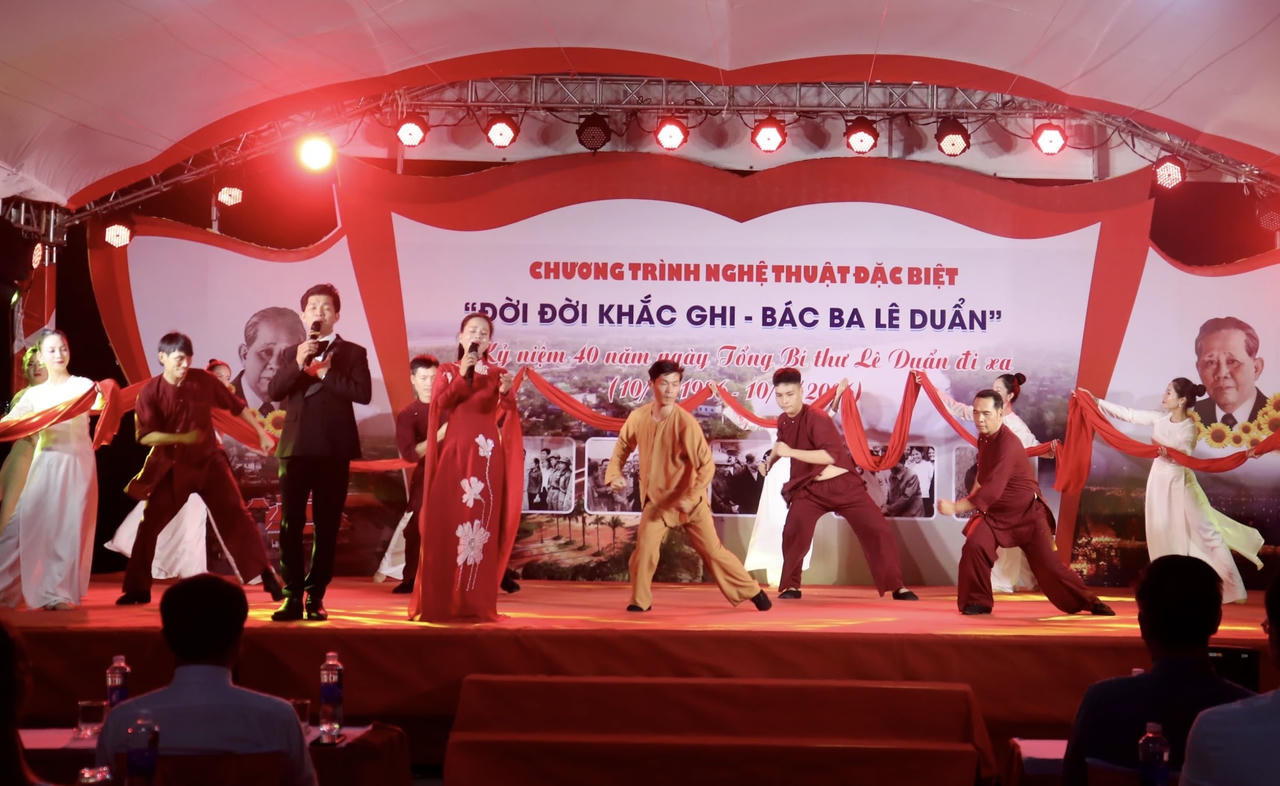 Quảng Trị tổ chức chương trình nghệ thuật tưởng niệm 40 năm ngày mất cố Tổng Bí thư Lê Duẩn