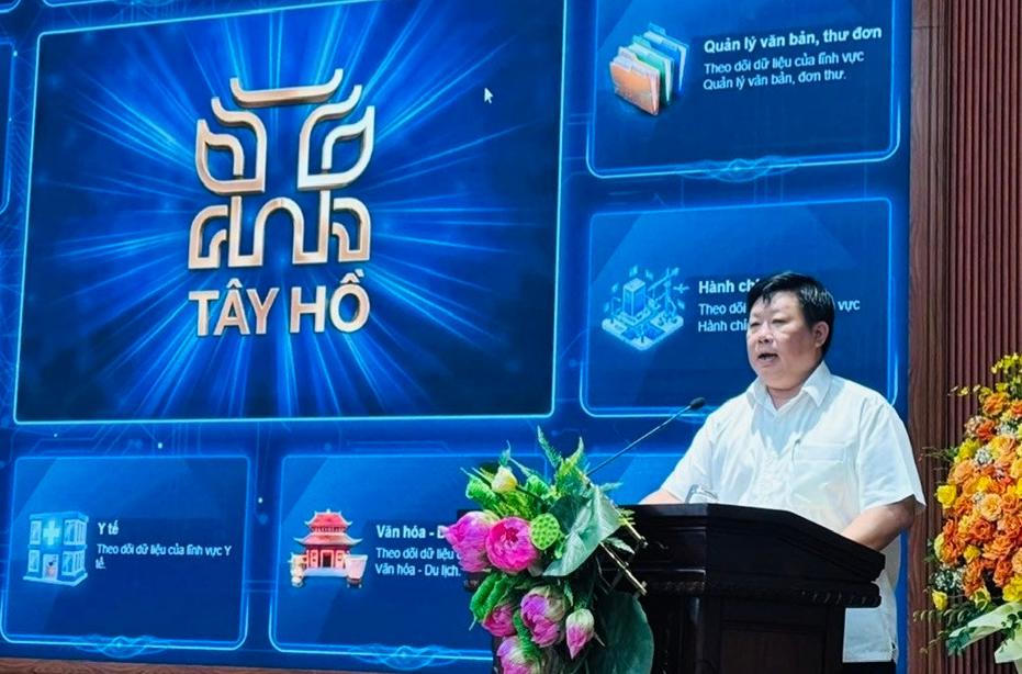 Phường Tây Hồ tăng tốc chuyển đổi số, ứng dụng công nghệ mới