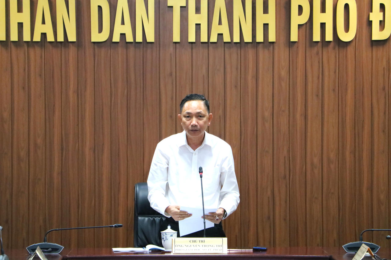 Phó Giám đốc sở Tư pháp TP Đồng Nai Nguyễn Trọng Trí phát biểu kết luận.