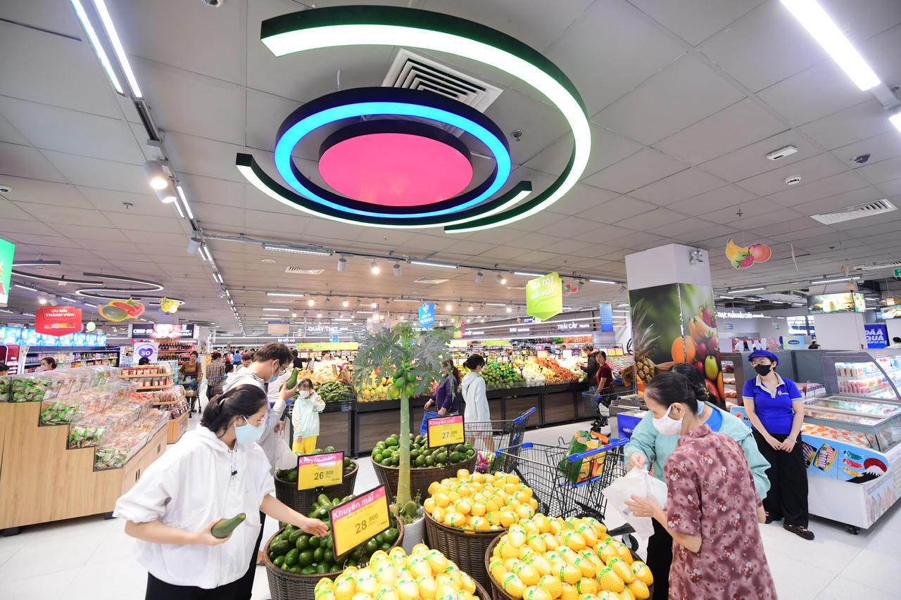 Trong thời gian tới, Saigon Co.op xác định một hướng quan trọng là đưa Tick xanh từ quầy kệ bán lẻ đến gần hơn với trường học và bếp ăn tập thể. Ảnh: Saigon Co.op
