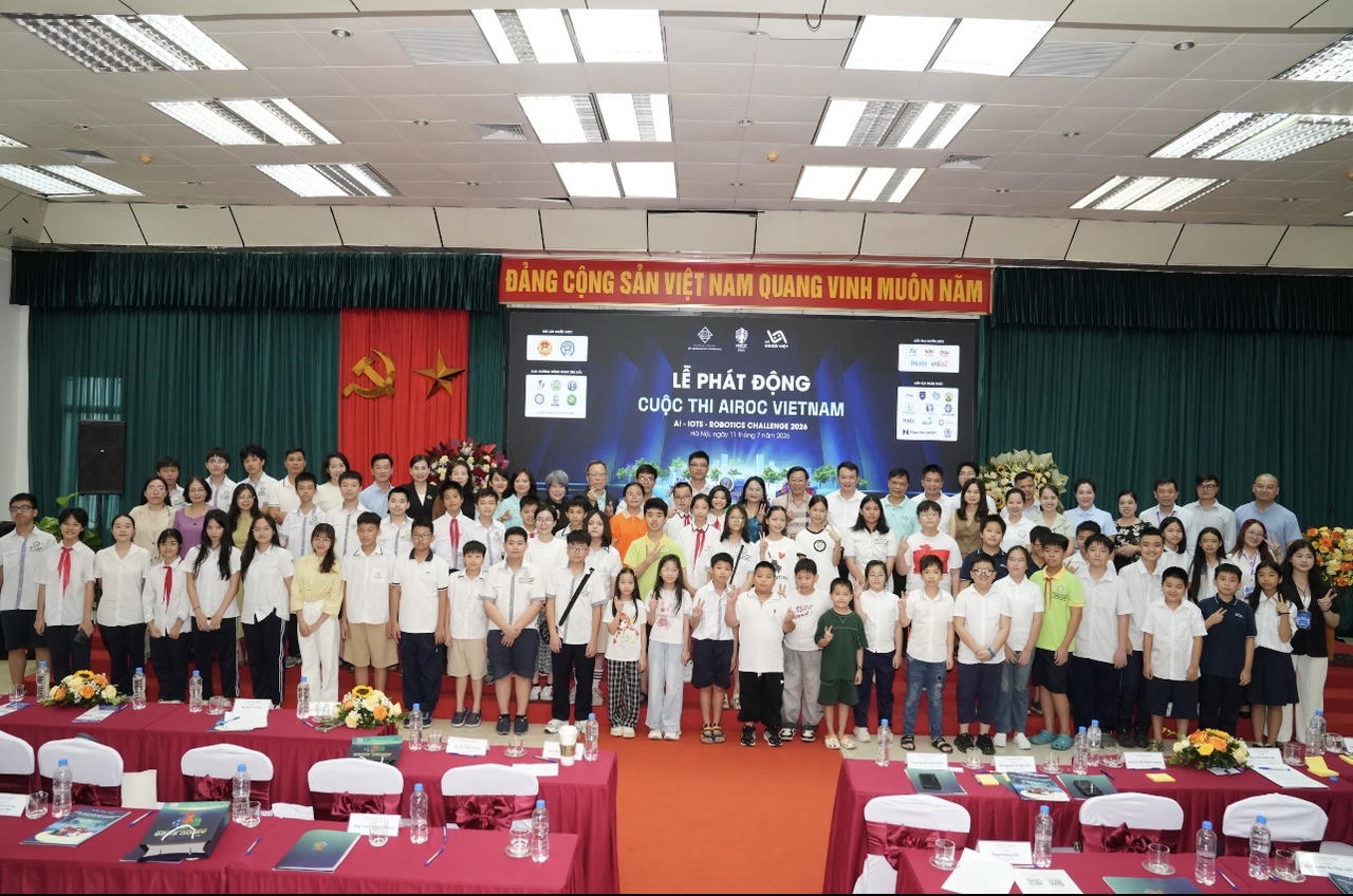 Cuộc thi Robotics Quốc tế AIROC 2026 được chia thành bốn bảng thi phù hợp với từng nhóm tuổi từ 6 đến 18. (Ảnh: Lê Anh)