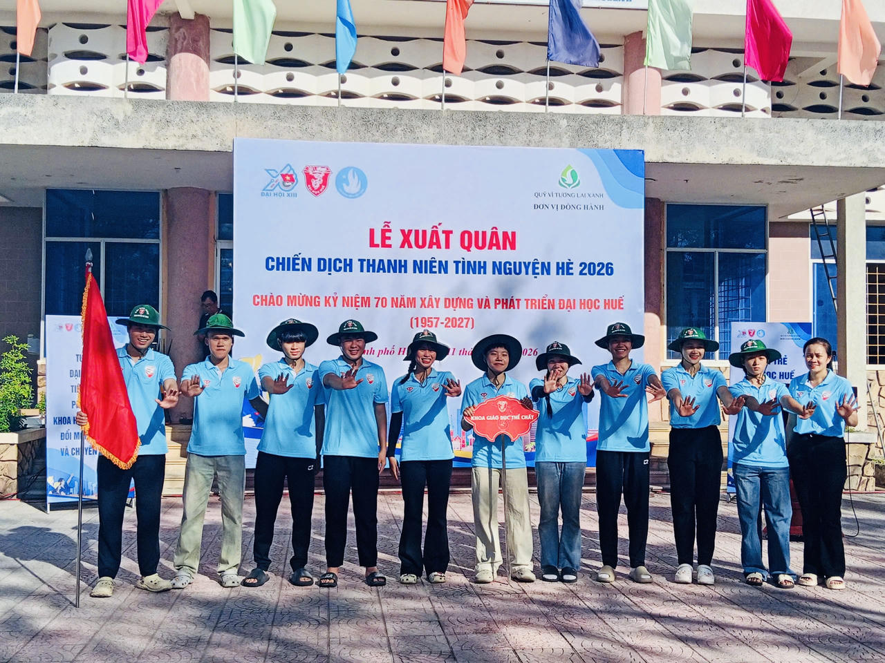 Hơn 1.200 sinh viên Đại học Huế ra quân Chiến dịch Thanh niên tình nguyện hè 2026