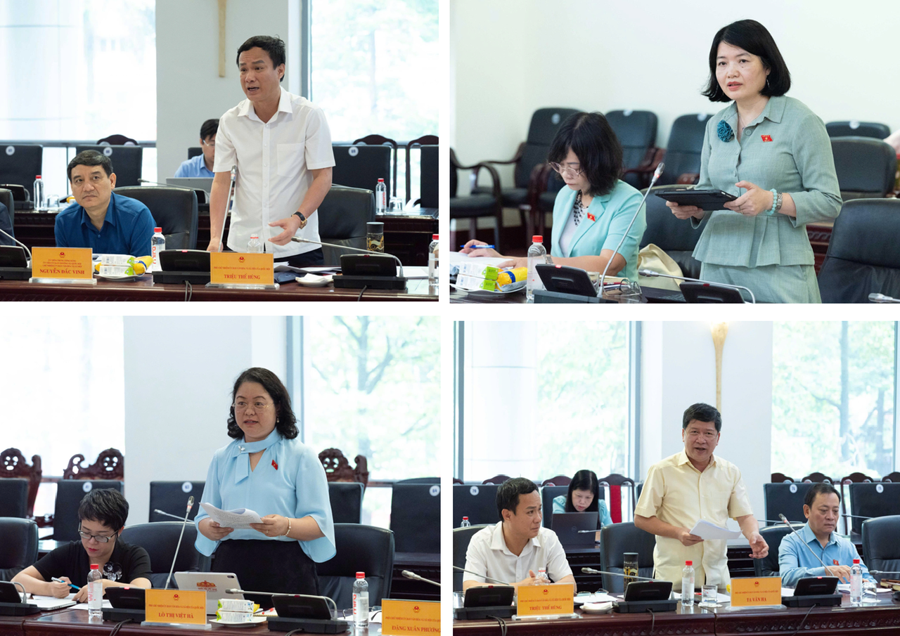 Các đại biểu trình bày ý kiến